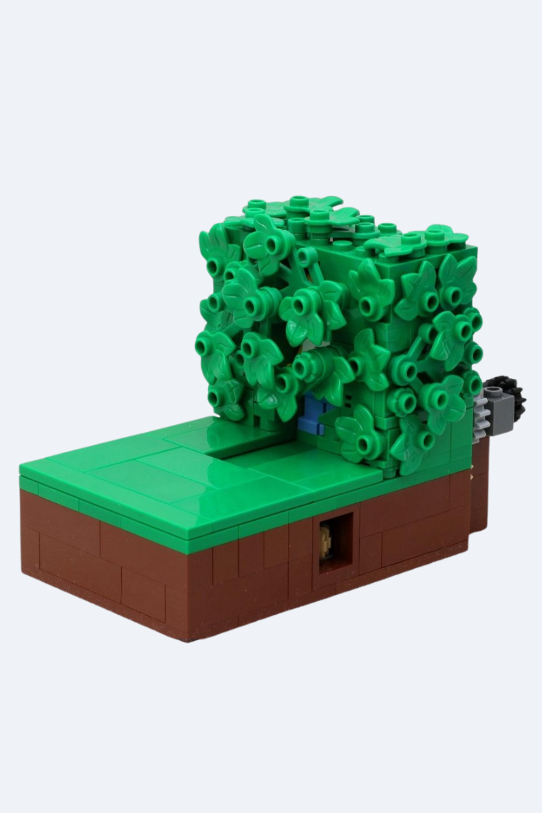 Buildable Homer in the Bushes Display Set