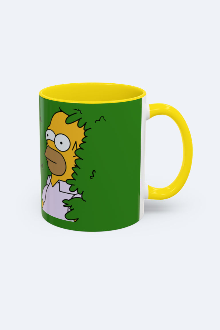 Homer in the Bush Accent Coffee Mug