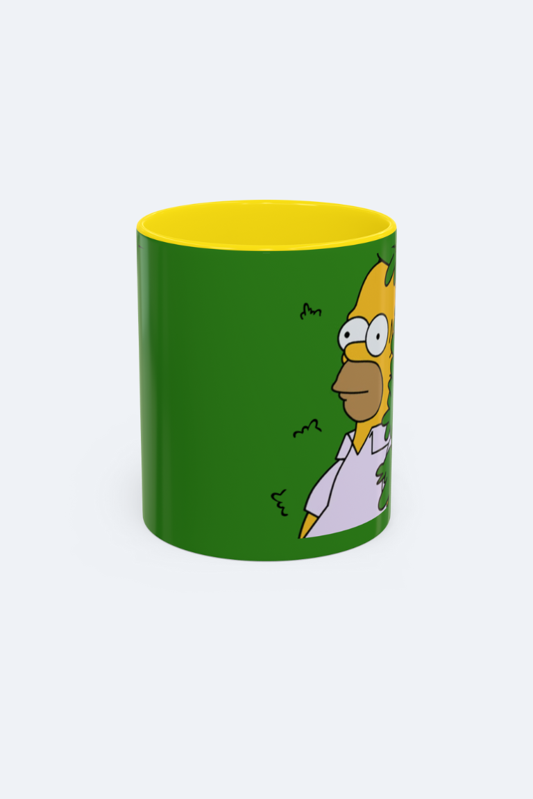 Homer in the Bush Accent Coffee Mug