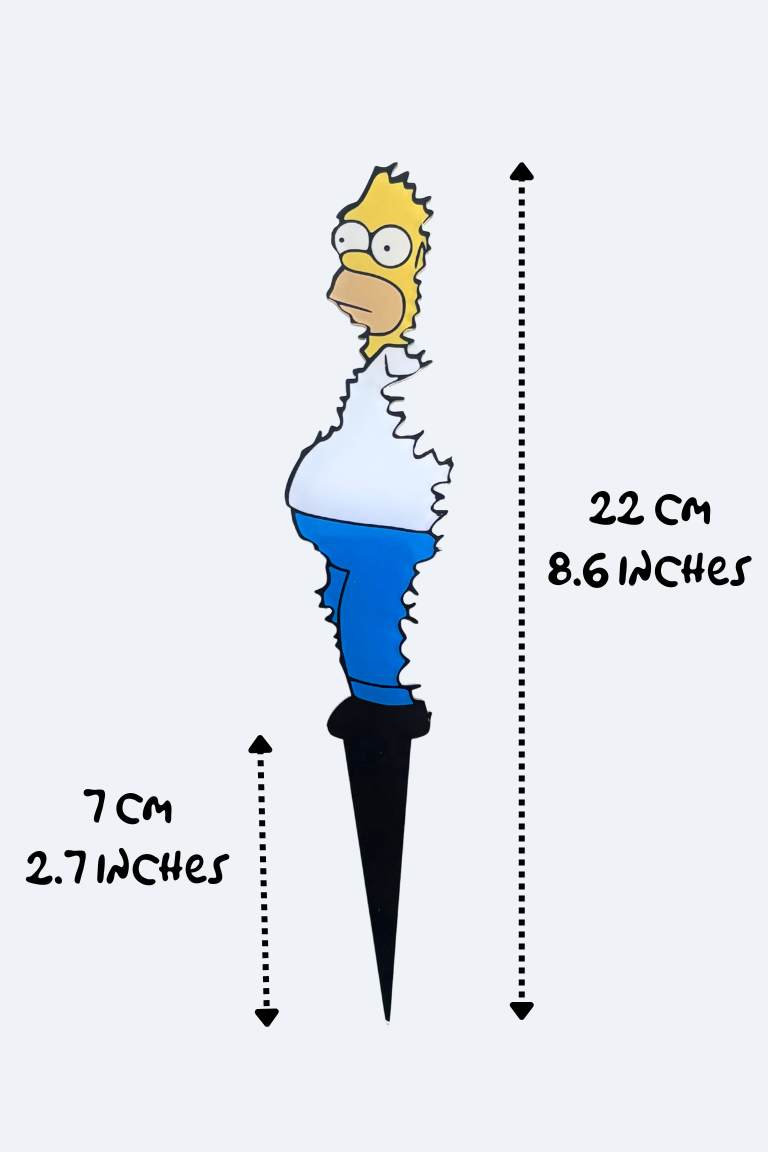 Homer Plant Stake Sign