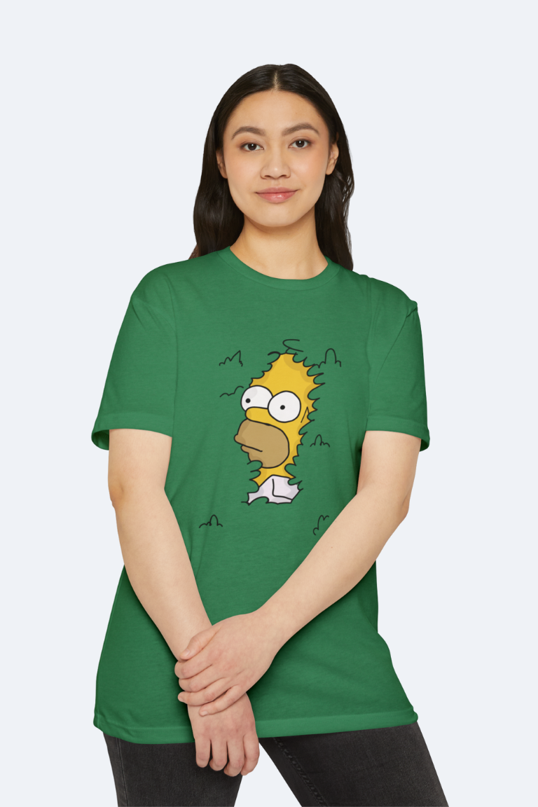 Homer Bushes Unisex Green T-Shirt