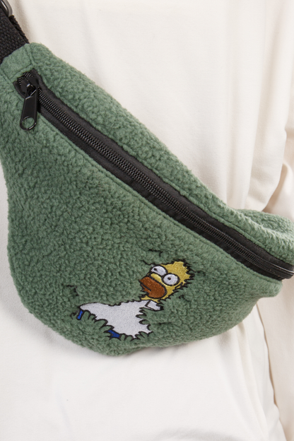 Homer in the Bushes Fanny Pack
