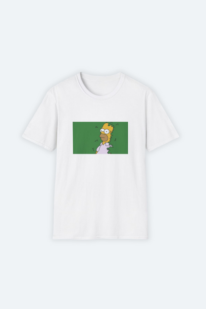 Homer Bushes Unisex White T-Shirt