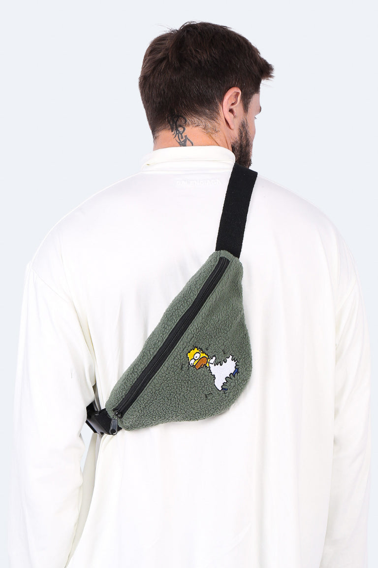 Homer in the Bushes Fanny Pack