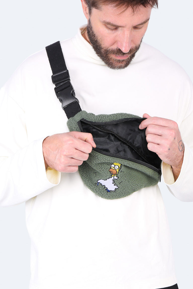 Homer in the Bushes Fanny Pack